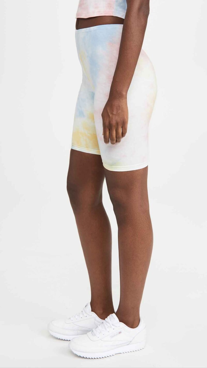 Women's Tie Dye Biker Shorts - Image 3