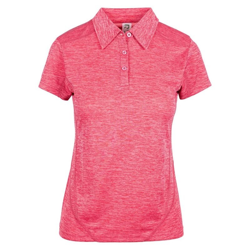 Women's Cool Dry Marl Poly Polo - Image 3