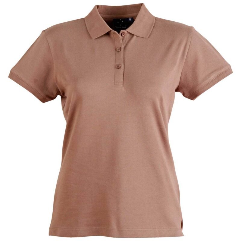 Women's Dry Wear Poly Cotton Pique Knit Polo Shirt - Image 3