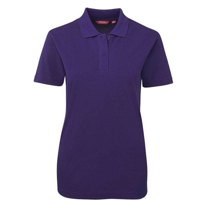 Women's Plain Pique Polo - Image 3