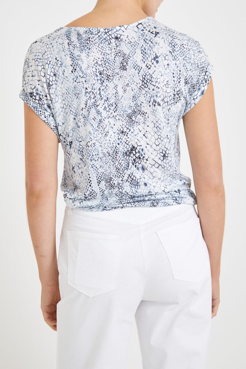 Women's Printed Modal Silk Top - Image 3