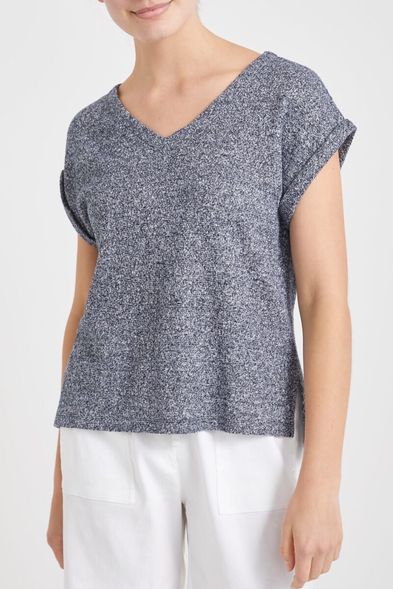 Women's Linen Blend Tee - Image 3