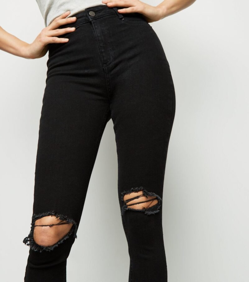 Women's Ripped Hallie Super Skinny jeans - Image 3