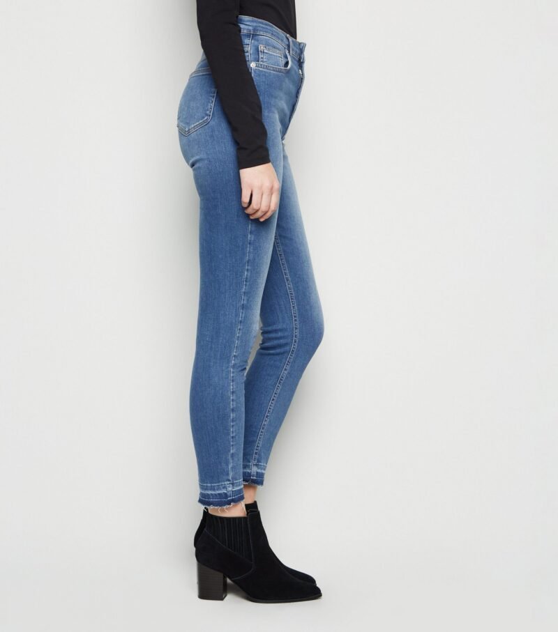 Women's Blue High Waist Skinny jeans - Image 3