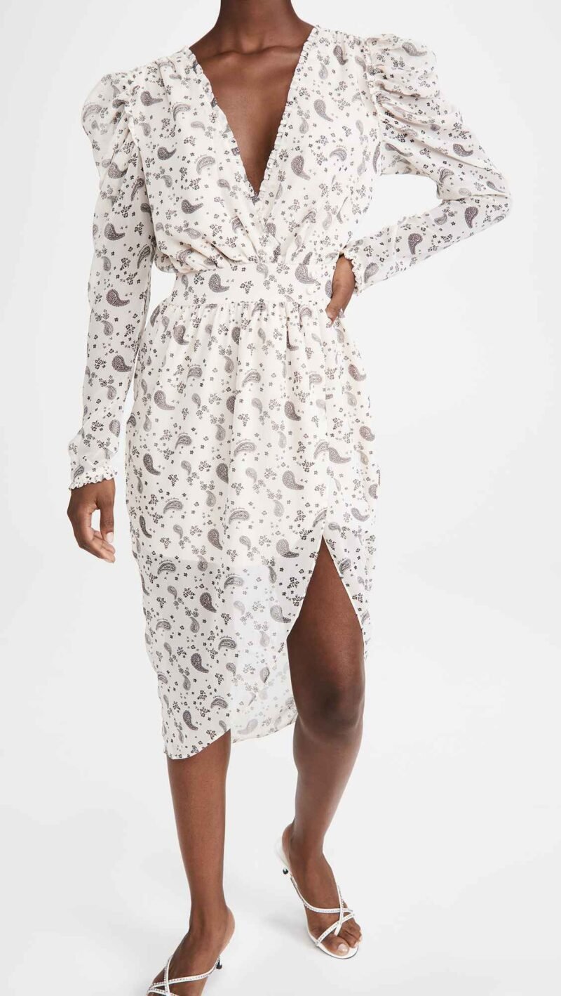 Women's Paisley Midi Dress - Image 4