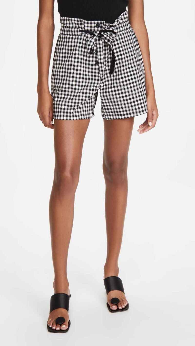 Women's Gingham Shorts - Image 4