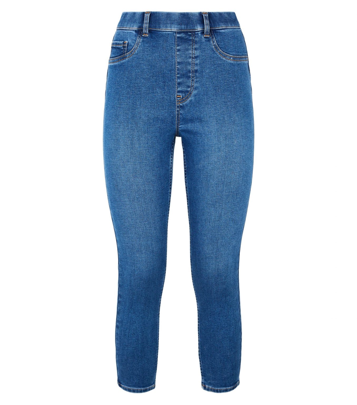 Women's Short Leg Blue Emilee Jeggings | AA Sourcing LTD