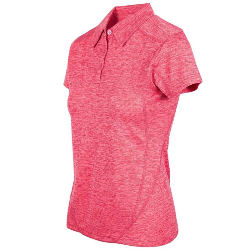 Women's Cool Dry Marl Poly Polo - Image 4