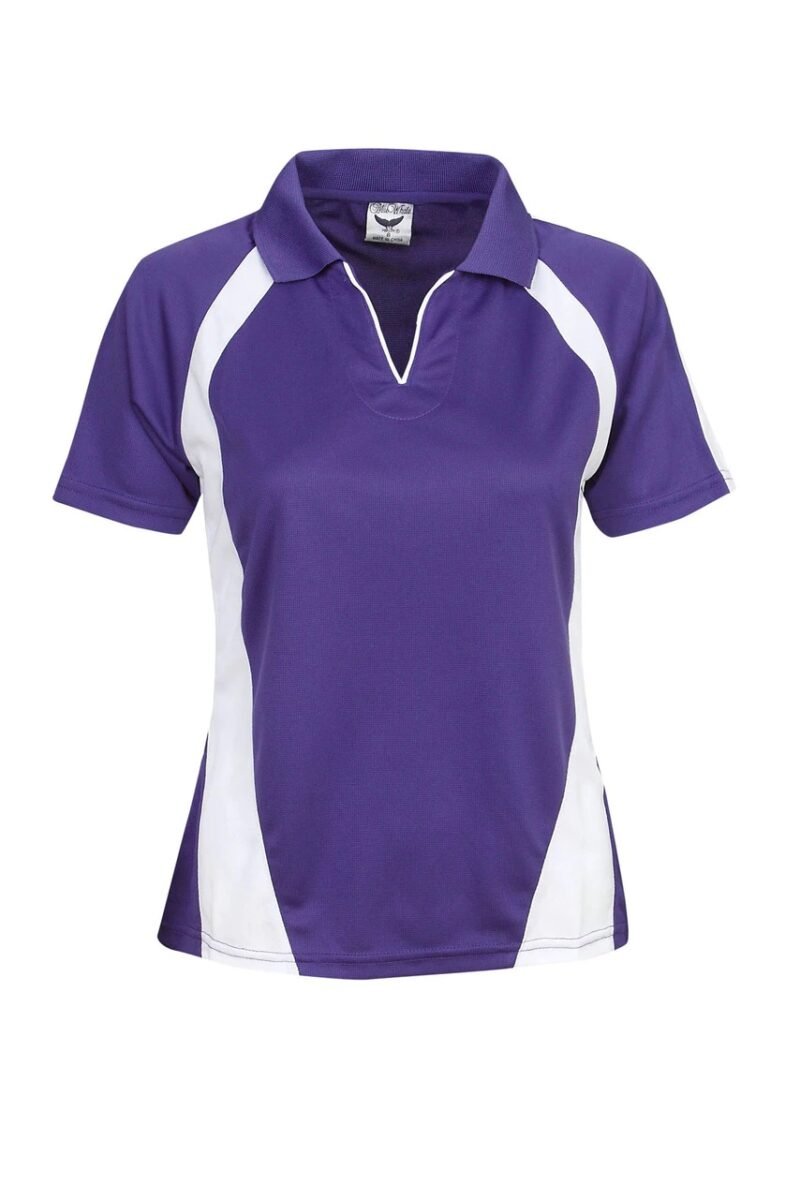 Women's Cool fast Mini-Waffle Lightweight Polo Shirts - Image 4