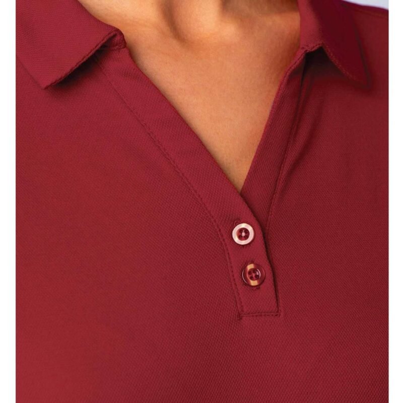 Women's Quick Dry Long Sleeve Polo - Image 4