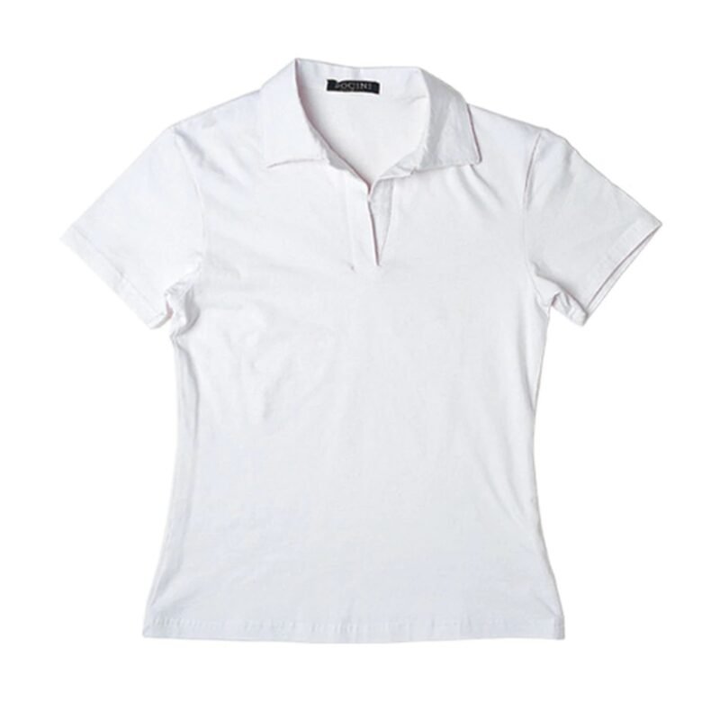 Women's Short Sleeve Polo V Neck - Image 4