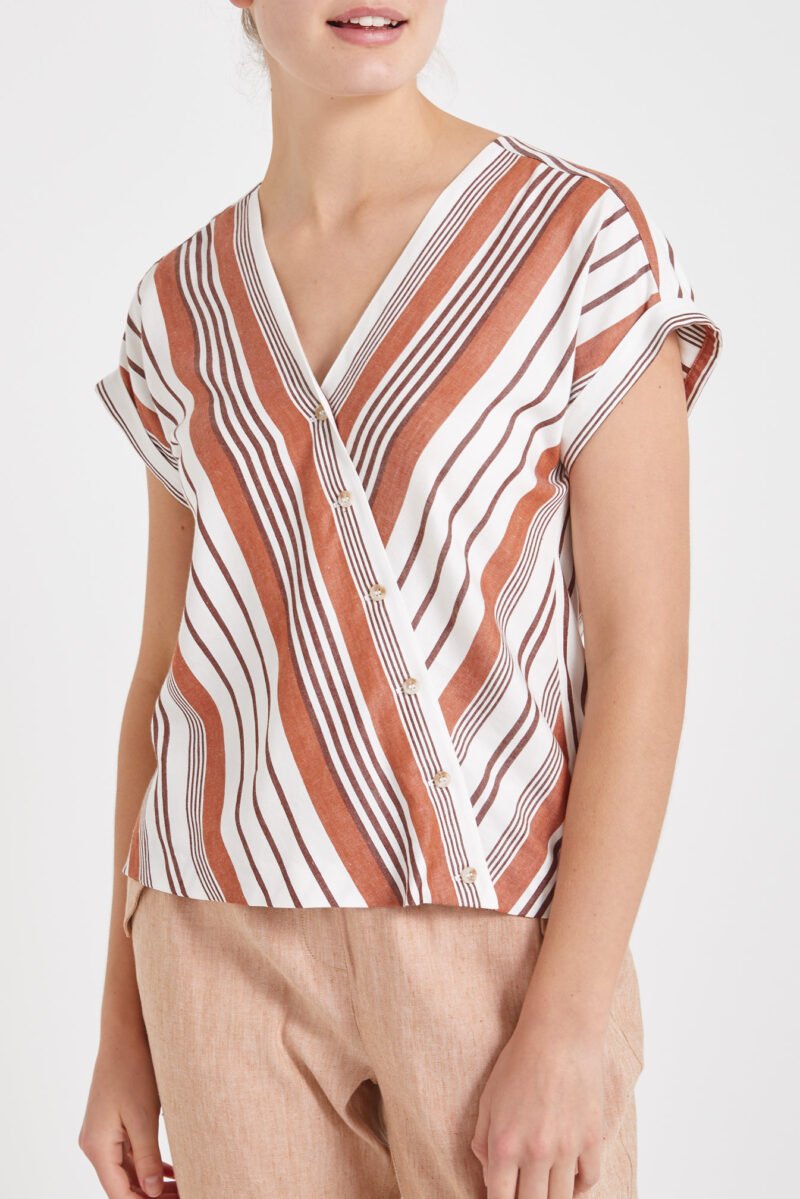 Women's Linen Lyocell Top - Image 4