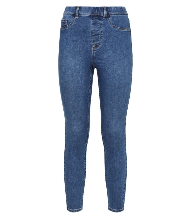 Women's Petite Blue Jeggings Jeans - Image 5