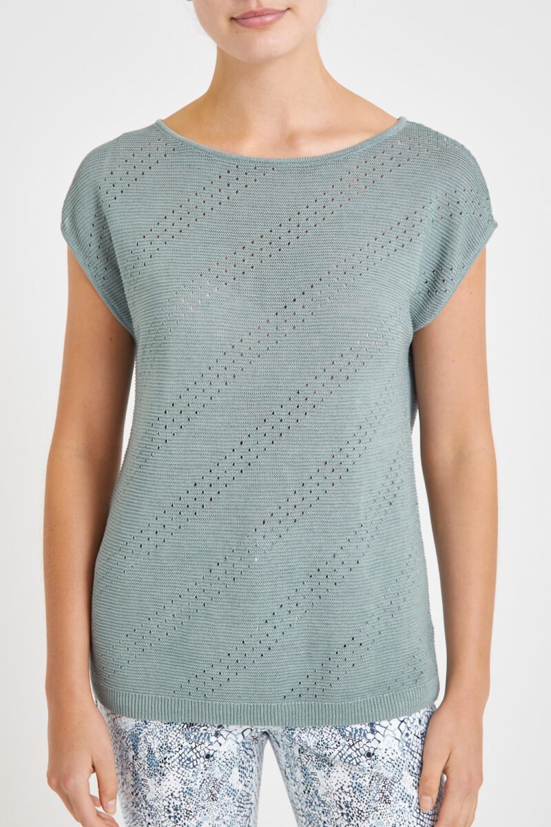 Women's Linen Blend Knit Top - Image 5