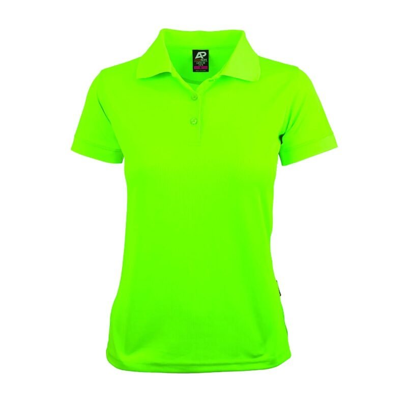 Women's Honeycomb Knit Polyester Polo - Image 5