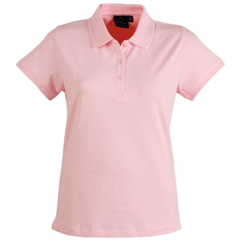 Women's Dry Wear Poly Cotton Pique Knit Polo Shirt - Image 5