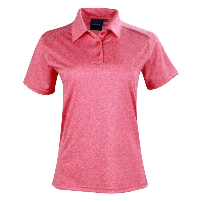 Women's Quick Dry Polo Shirt Reflective Piping - Image 4