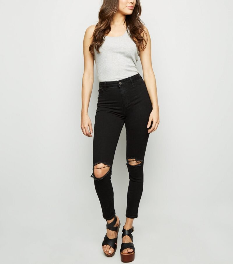 Women's Ripped Hallie Super Skinny jeans - Image 5