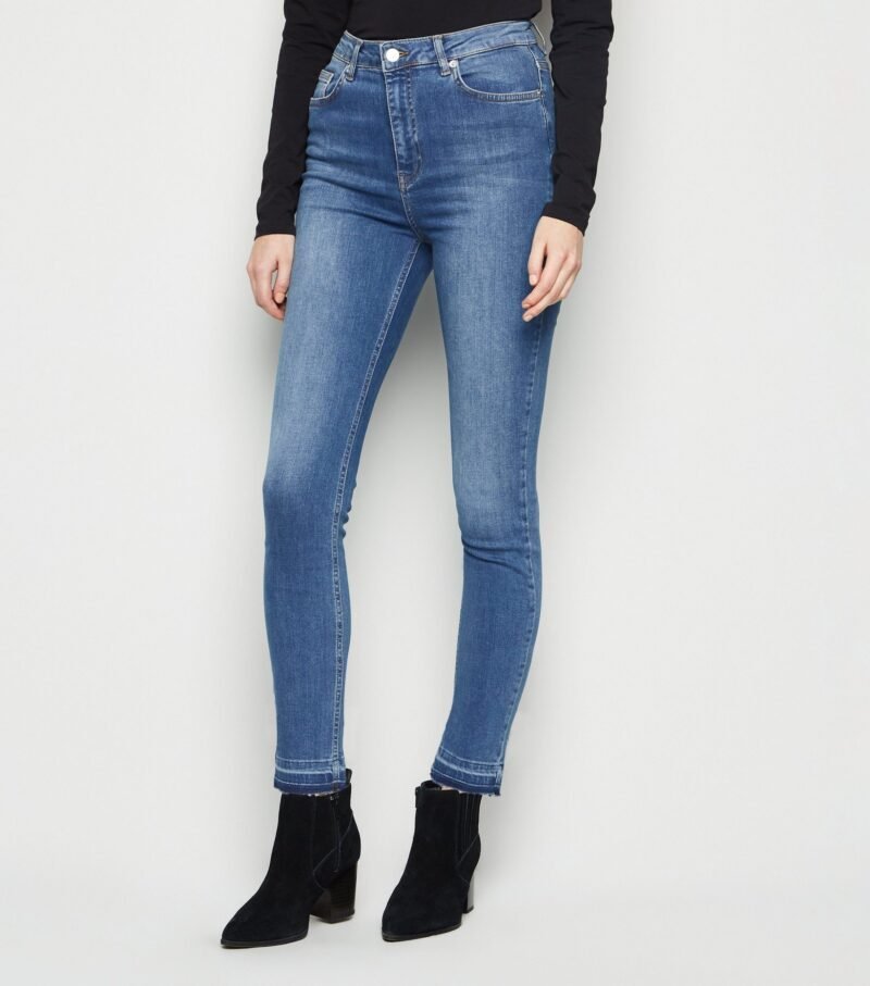 Women's Blue High Waist Skinny jeans - Image 5