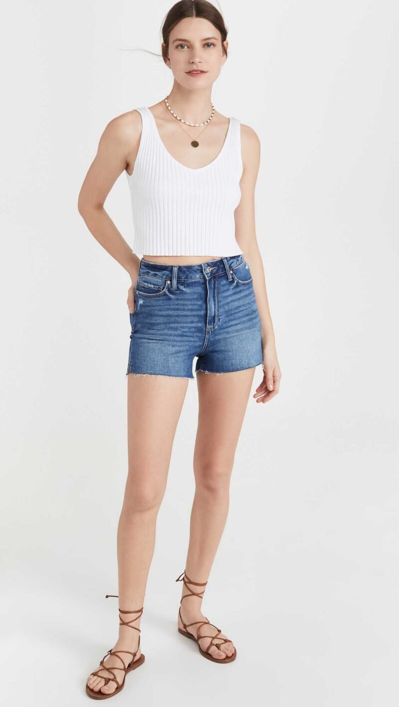 Women's Shorts with Raw Hem - Image 6