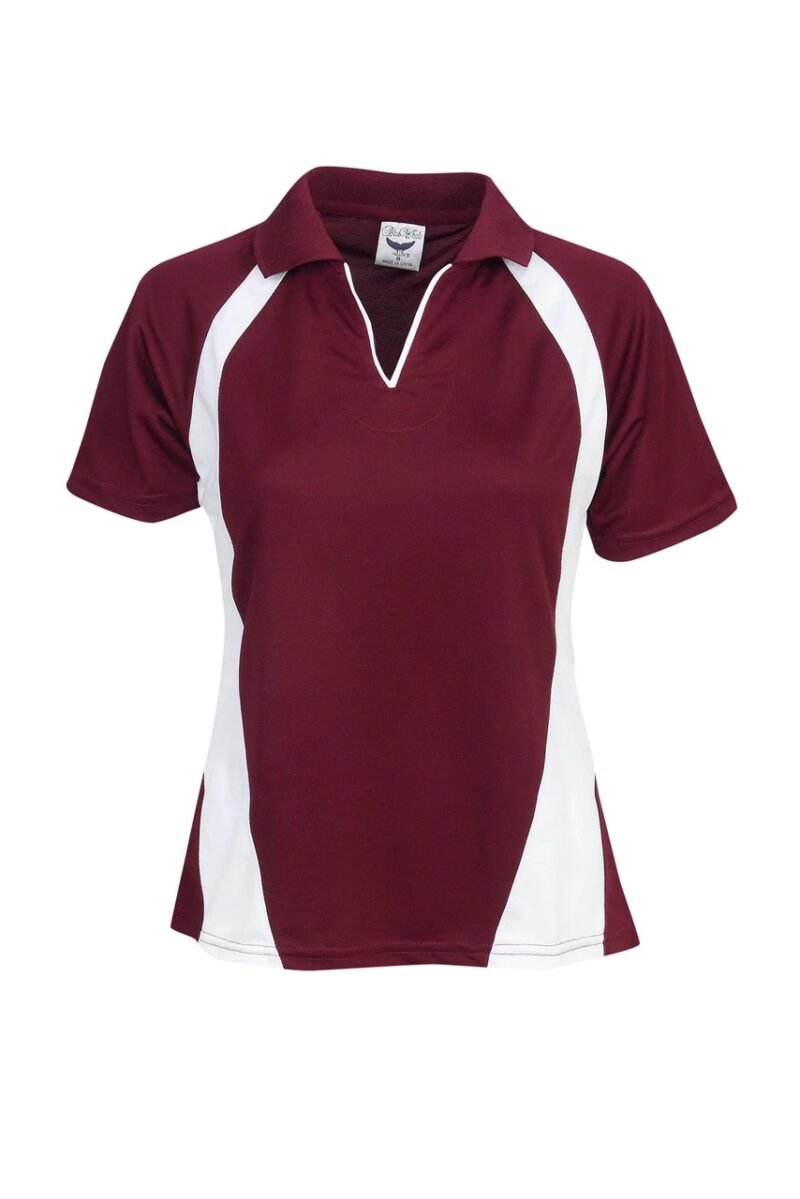 Women's Cool fast Mini-Waffle Lightweight Polo Shirts - Image 6