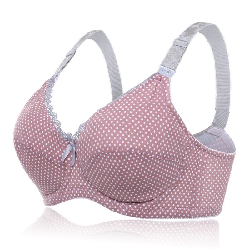 Comfy Dot Printed Supportive Maternity Nursing Bras - Image 6