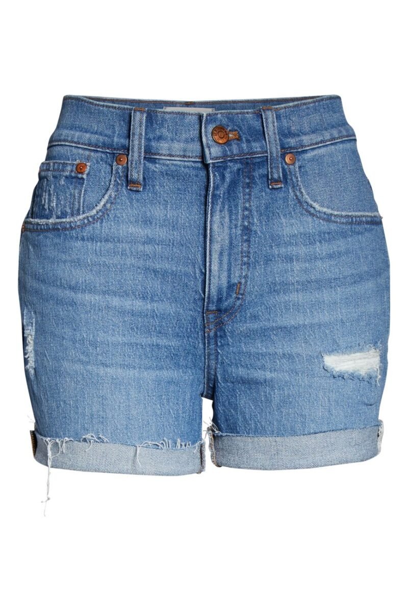 Women's High Waist Cutoff Denim Shorts