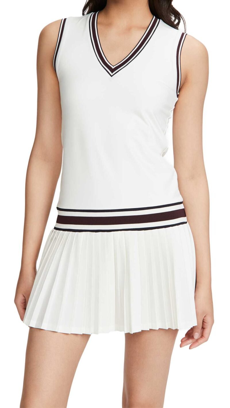 Women's Performance V Neck Tennis Dress - Image 6