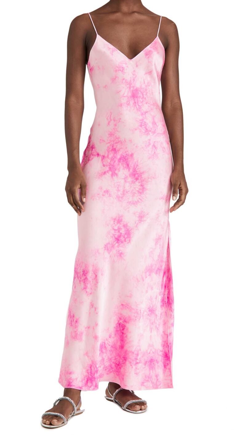 Women's Tie Dye Long Slip Dress - Image 6