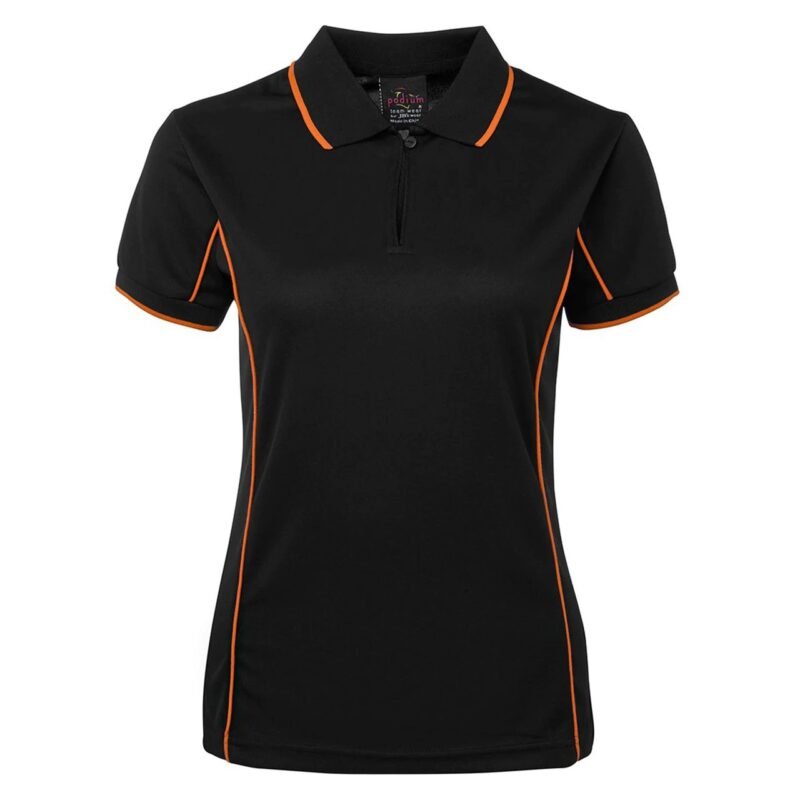 Women's Contrast Piping Polo Quick Dry - Image 3