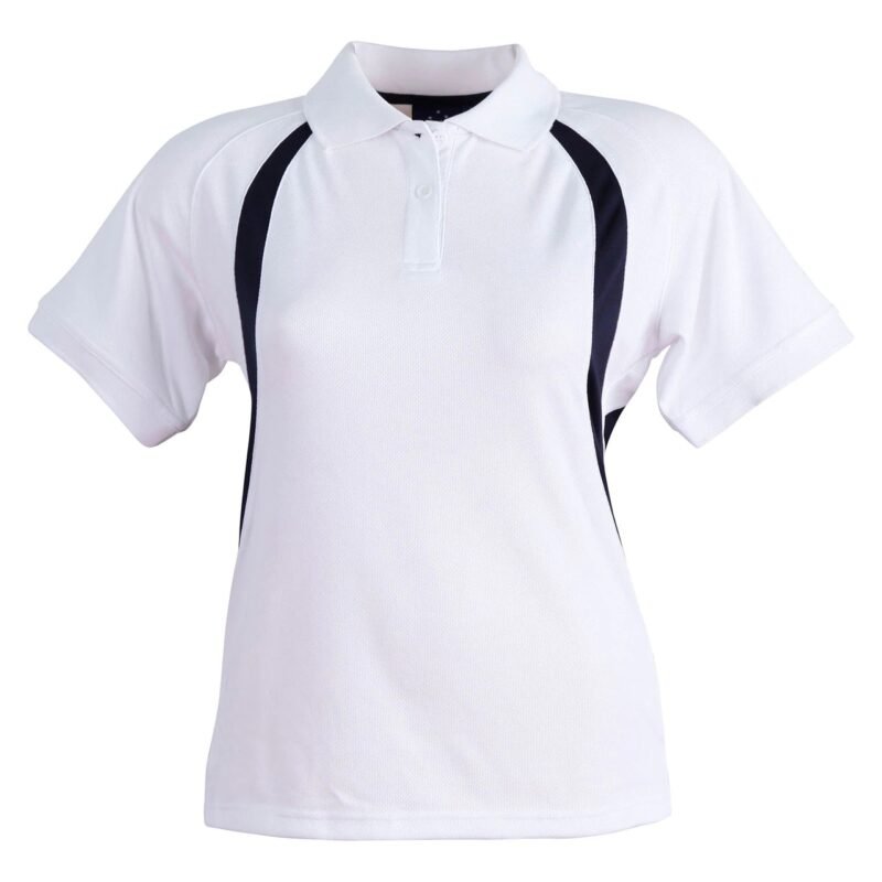 Women's Cool Dry Mesh Contrast Polo Shirts - Image 6