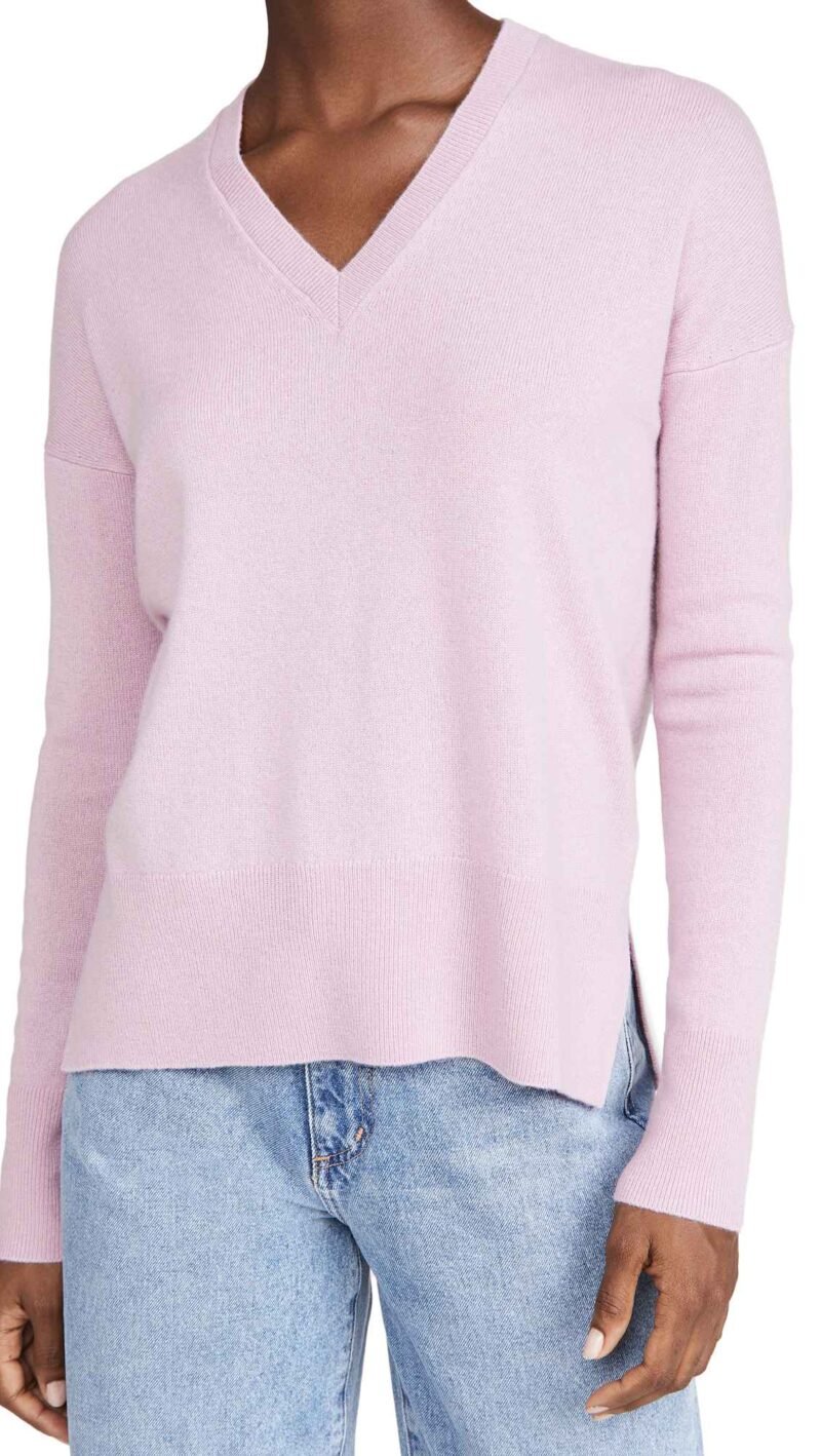 Women's Cashmere V Neck Pullover