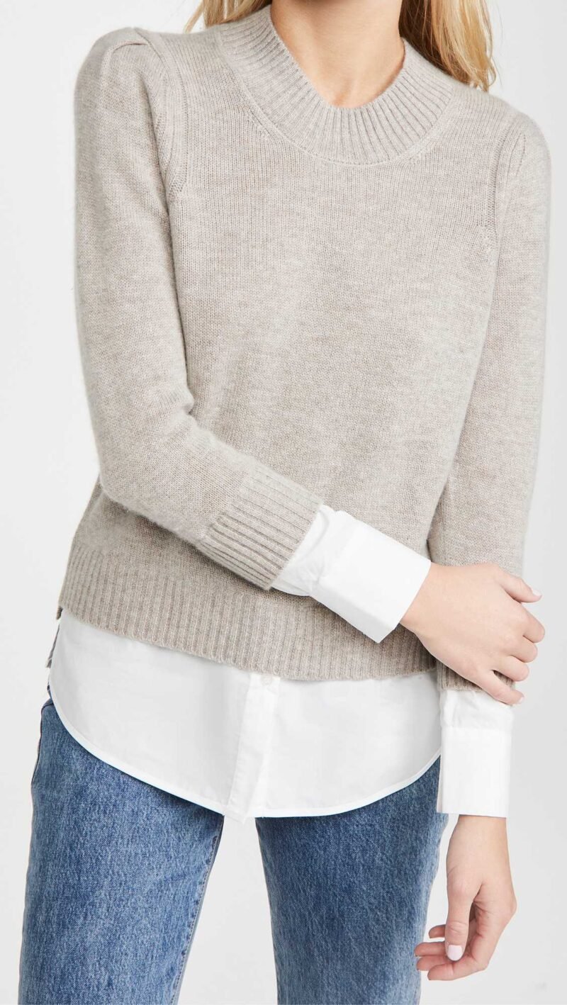 Women's Eton Layered Crew Looker - Image 2