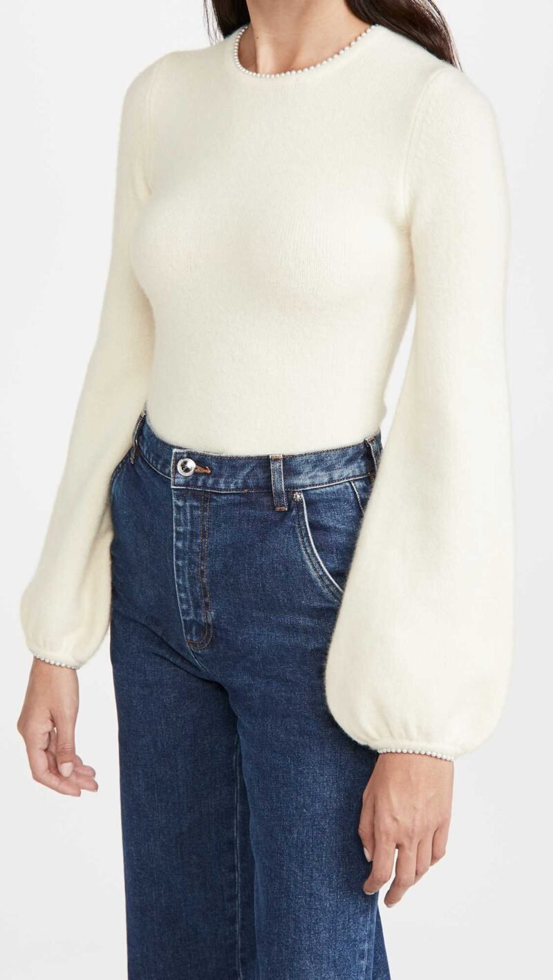 Women's Bell Sleeve Sweater Top - Image 2