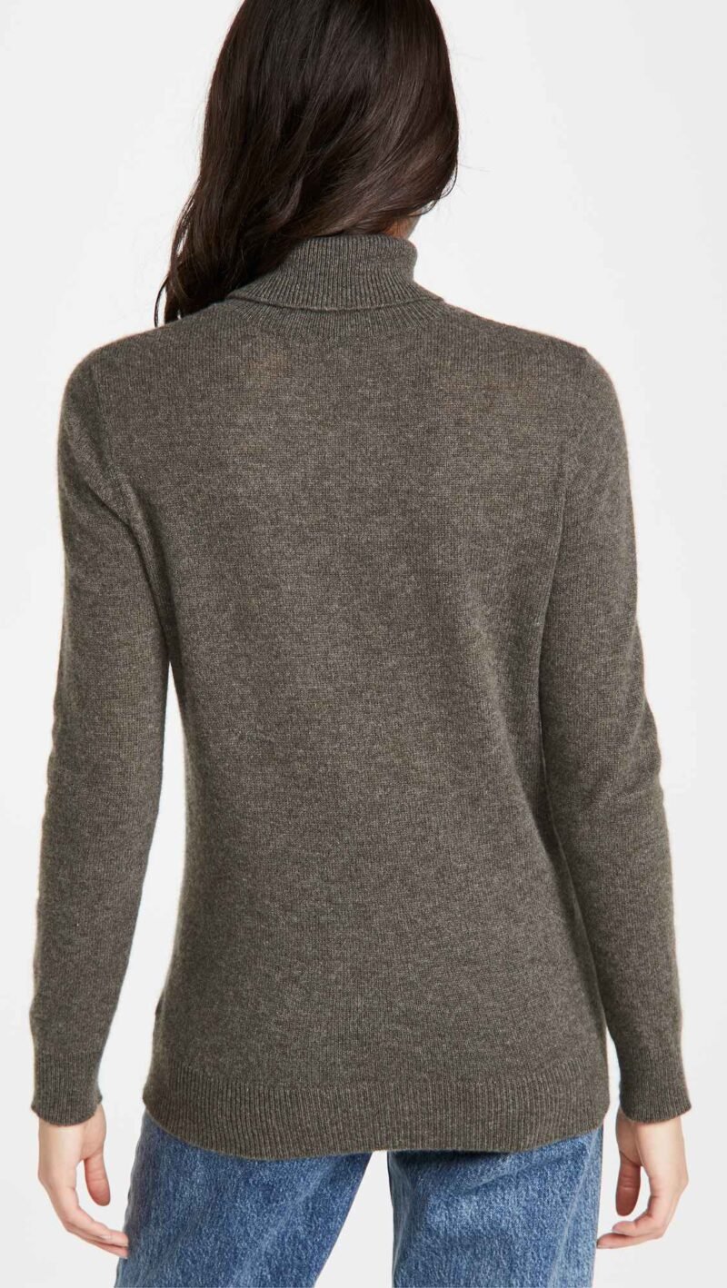 Women's Cashmere Long Sleeve Turtleneck Sweaters - Image 3