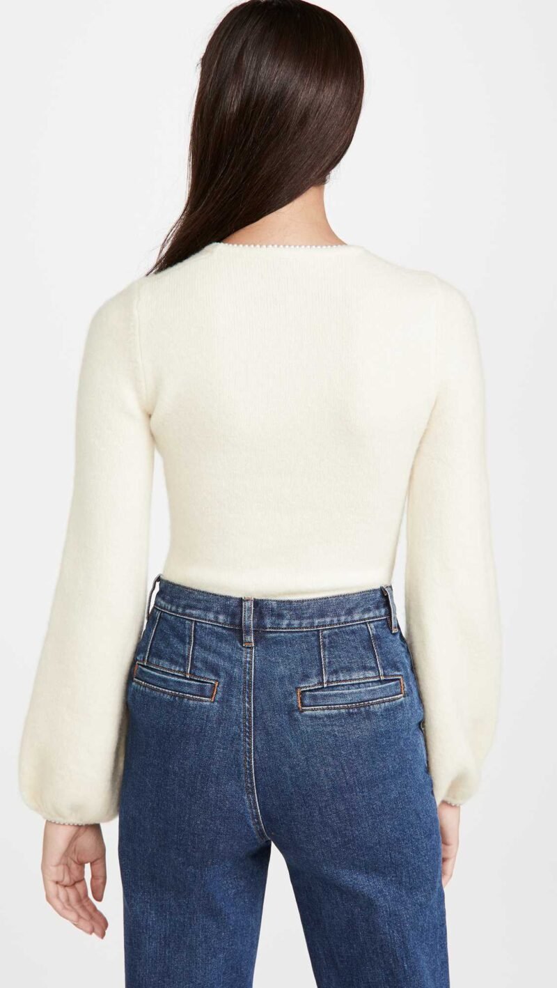 Women's Bell Sleeve Sweater Top - Image 3