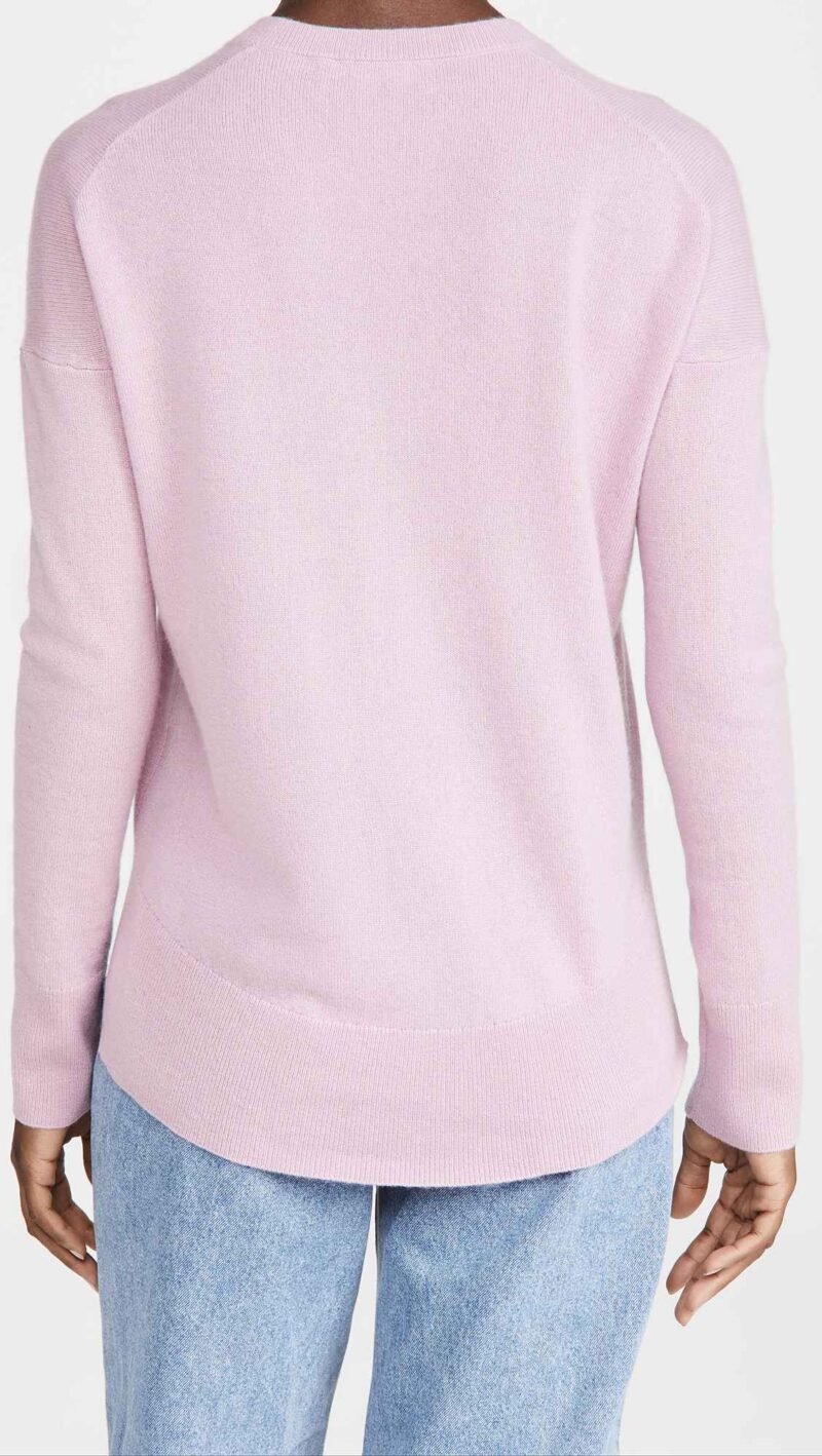 Women's Cashmere V Neck Pullover - Image 3