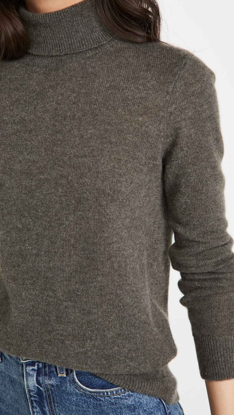 Women's Cashmere Long Sleeve Turtleneck Sweaters - Image 5