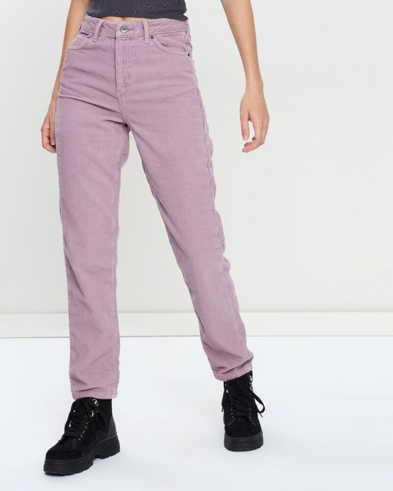 Women's  Corduroy Mom Jeans