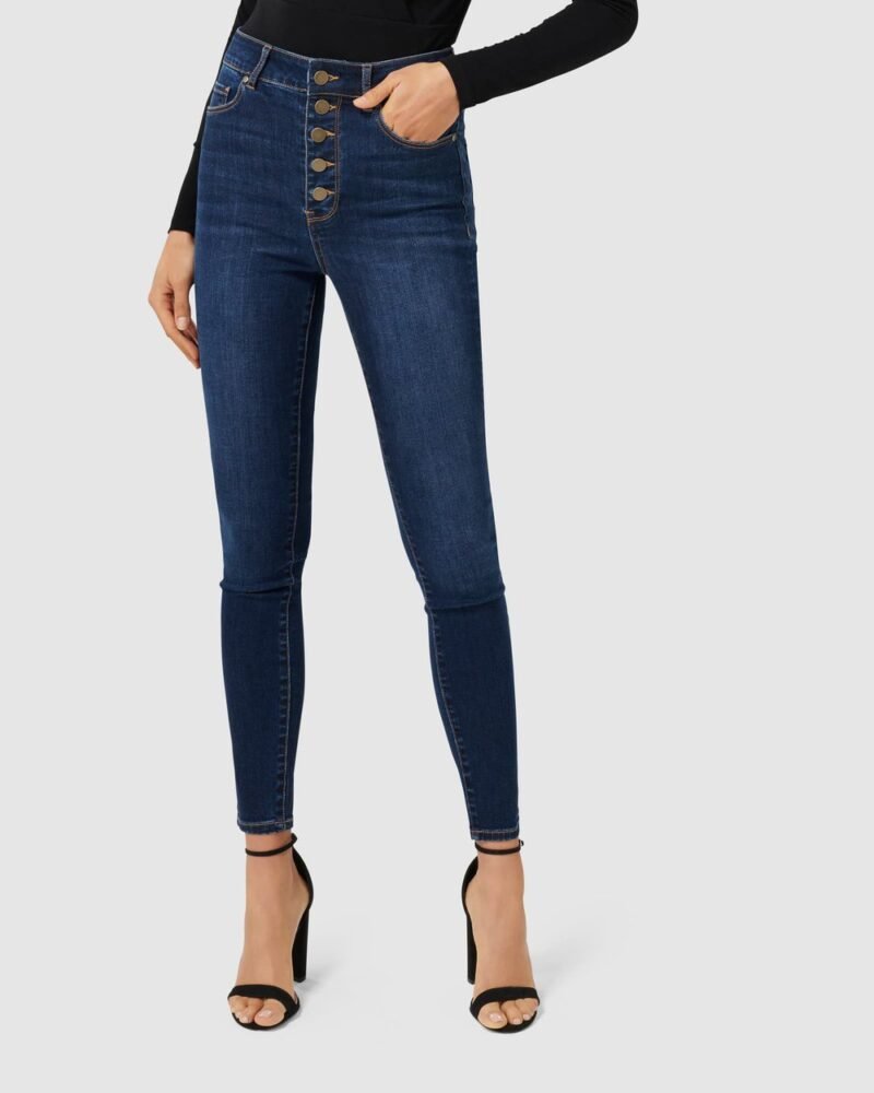 Women's High Rise Ankle Grazer Jeans