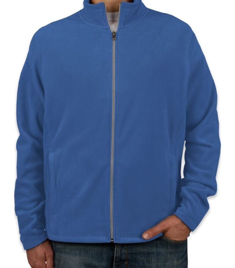 Men's Full Zip Polar Fleece Jacket - Image 6