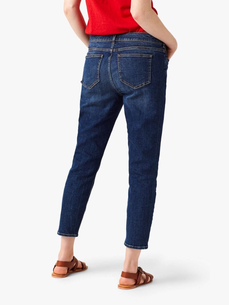 Women's Crop Jeans, Vintage Blue - Image 2