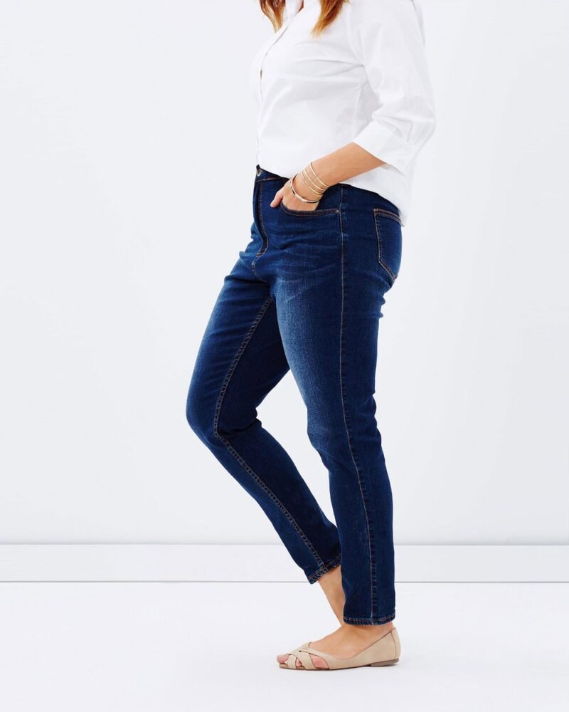 Women's Dark Wash Jeans - Image 2