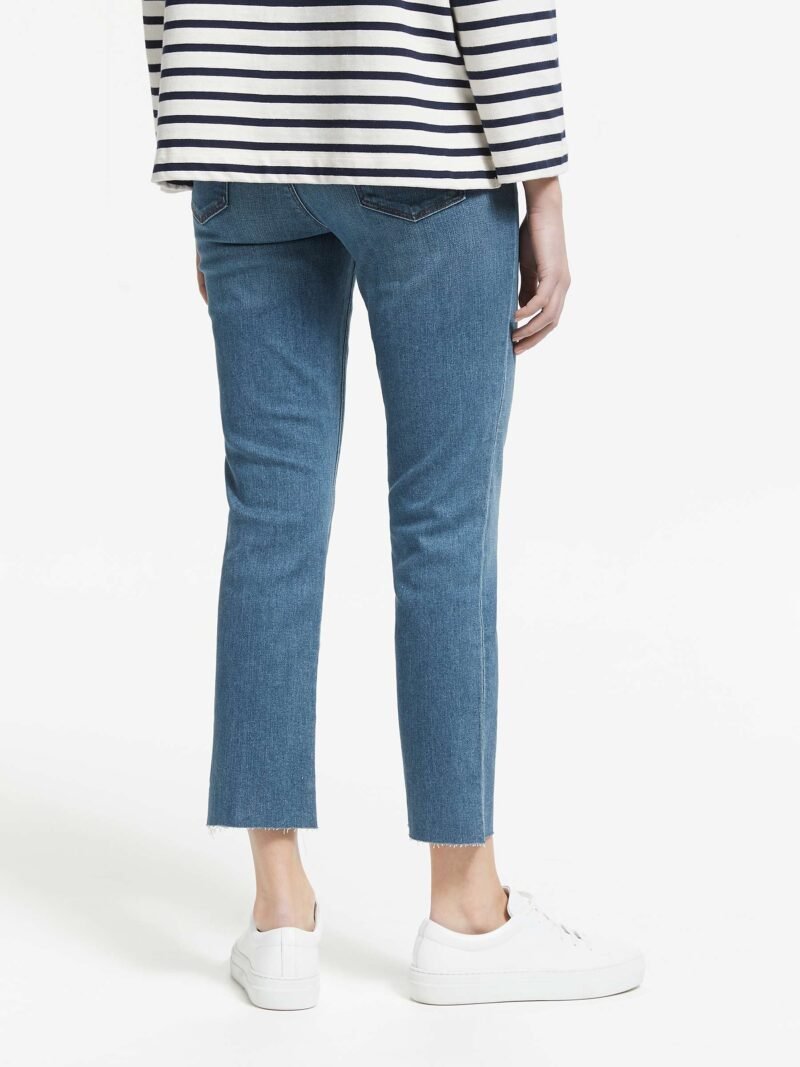 Women's High Rise Straight Cropped Jeans - Image 2