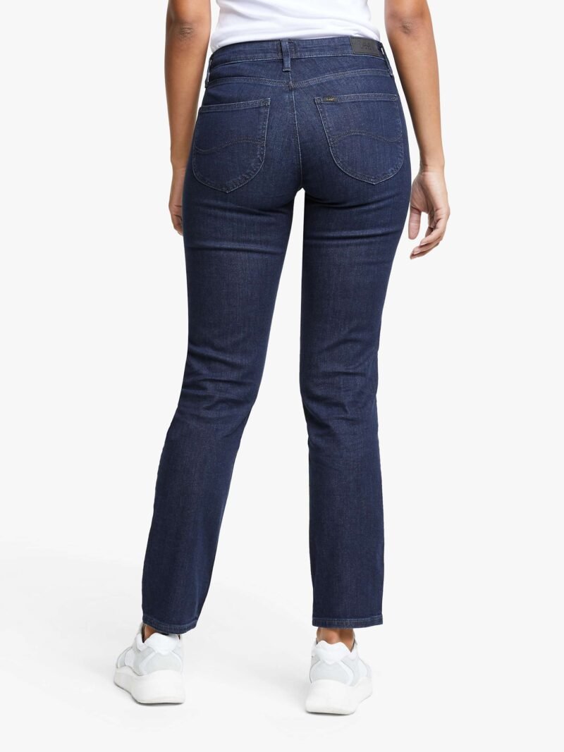 Women's High Waisted Jeans, Blue - Image 2