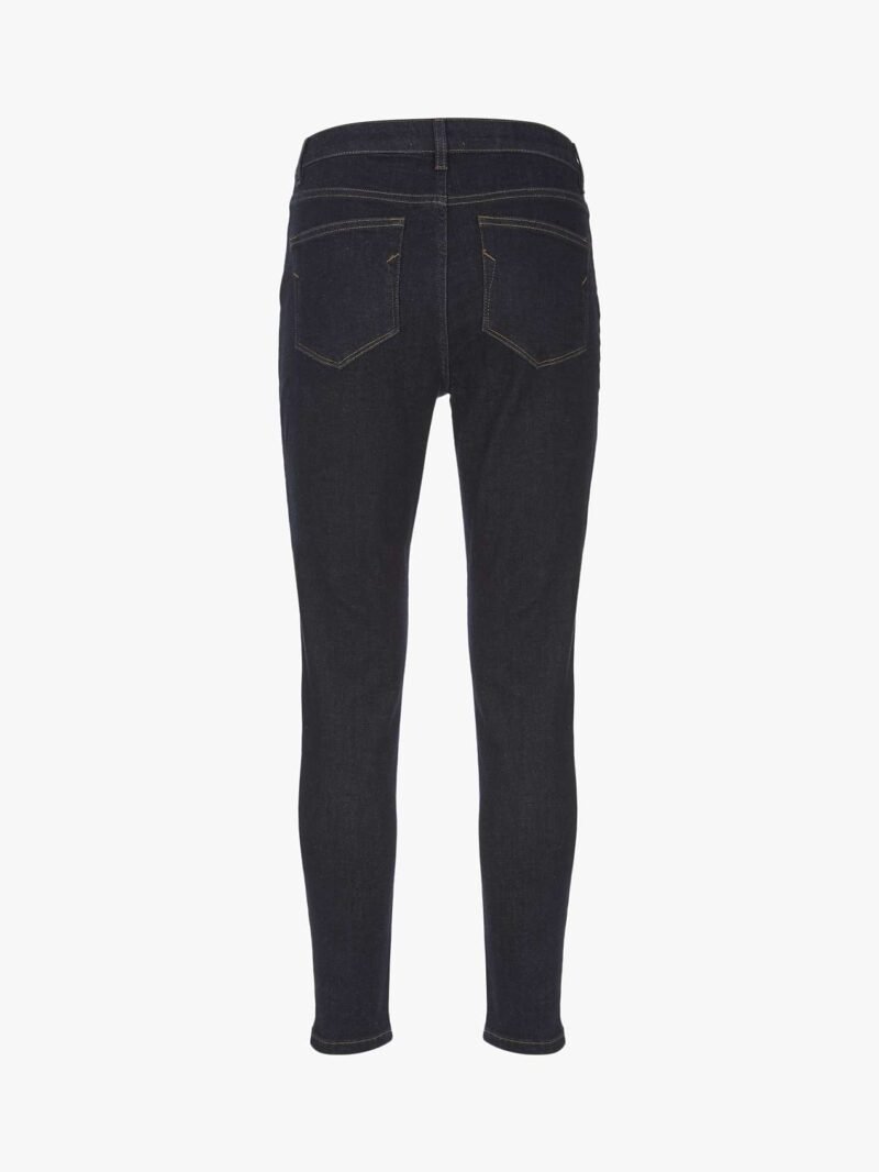 Women's Organic Cotton Jeans, Dark Blue - Image 3