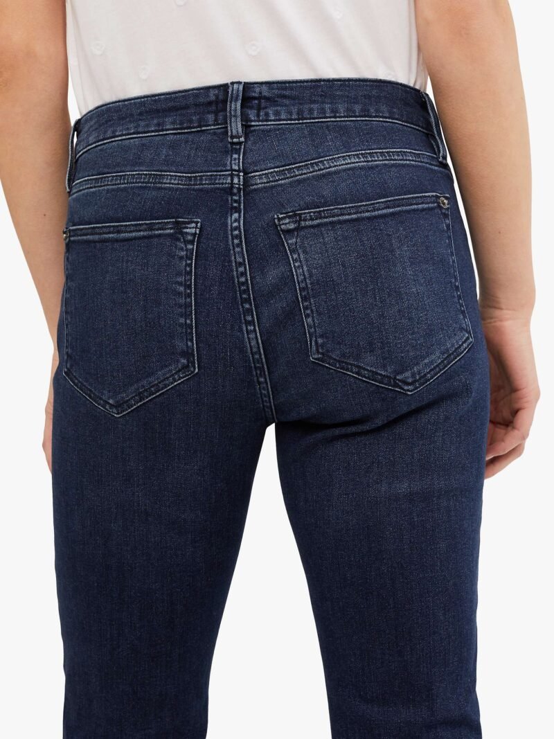 Women's Straight Cropped Jeans, Mid Denim - Image 2