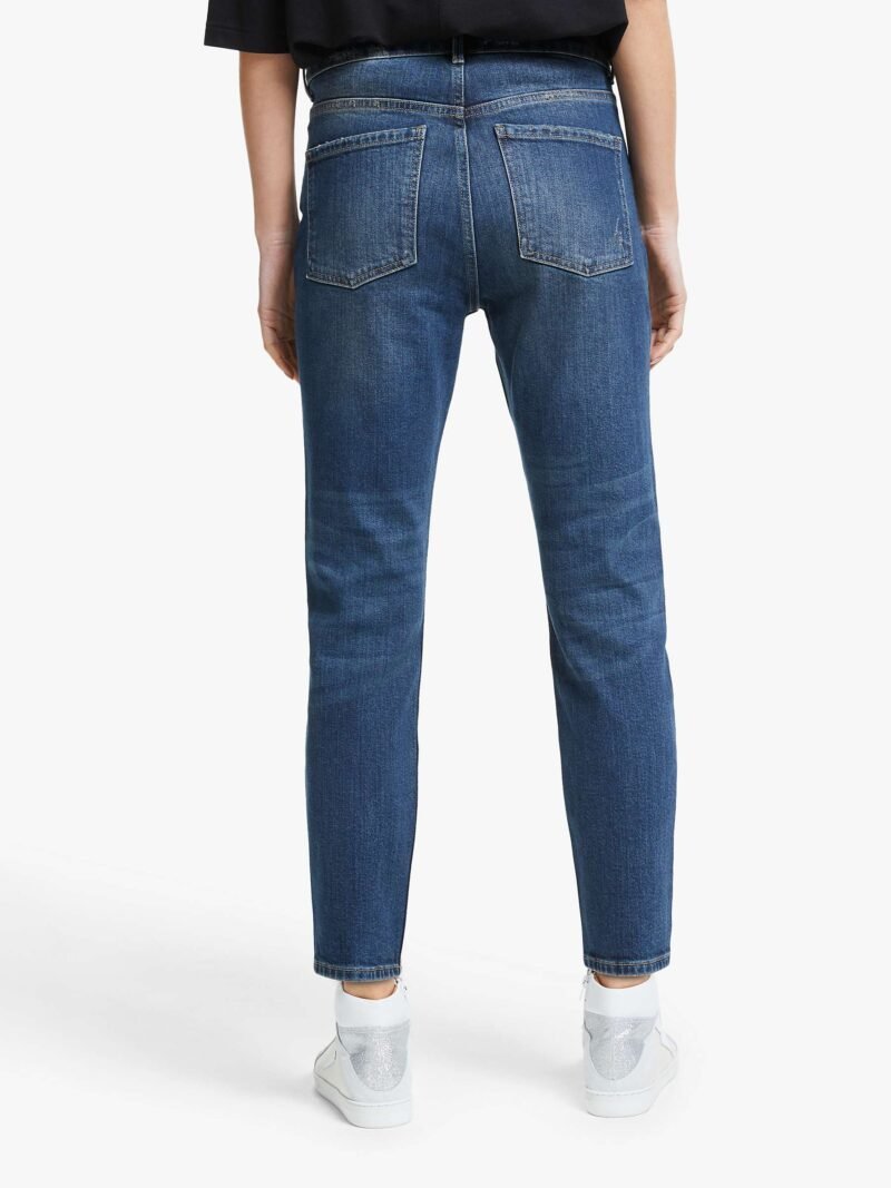 Women's Vintage High Rise Jeans, Blue Amour - Image 2