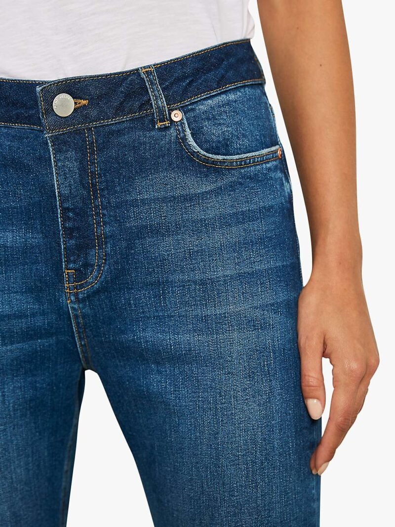 Women's Boyfriend Jeans, Blue - Image 4