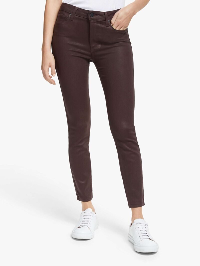 Women's Coated Skinny Ankle Jeans - Image 3